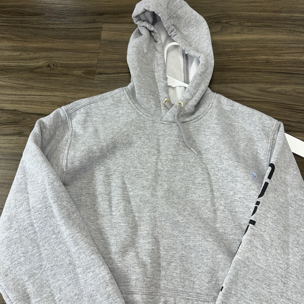 Carharrt Pouch Pocket Loose Fit Gray Men's Pullover Heavy Hoodie. Size S - Picture 4 of 8